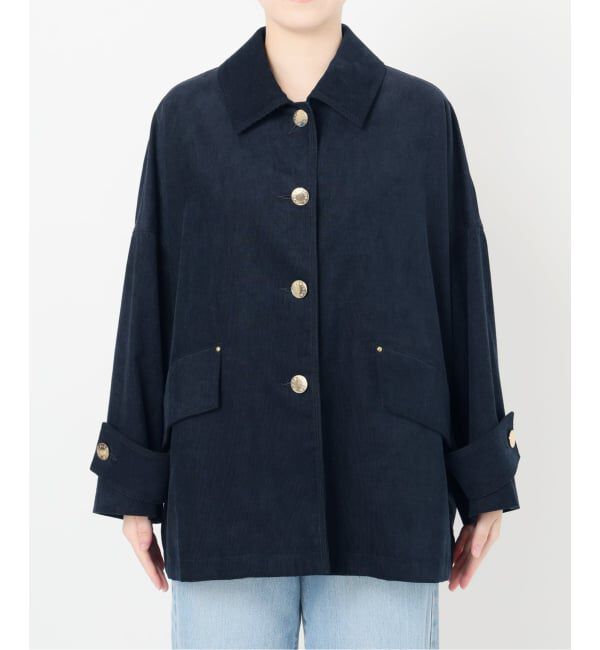 IENA「MACKINTOSH/マッキントッシュ 別注 HUMBIE JACKET コーデュロイ」|ステンカラーコート|