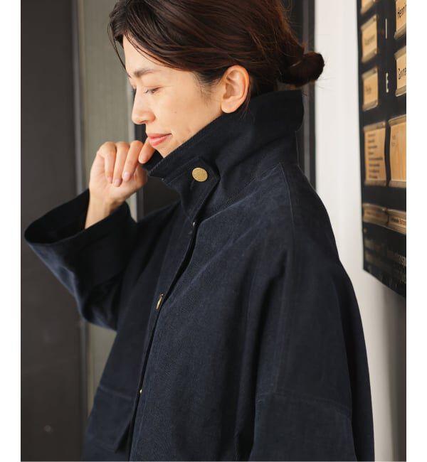 IENA「MACKINTOSH/マッキントッシュ 別注 HUMBIE JACKET コーデュロイ」|ステンカラーコート|
