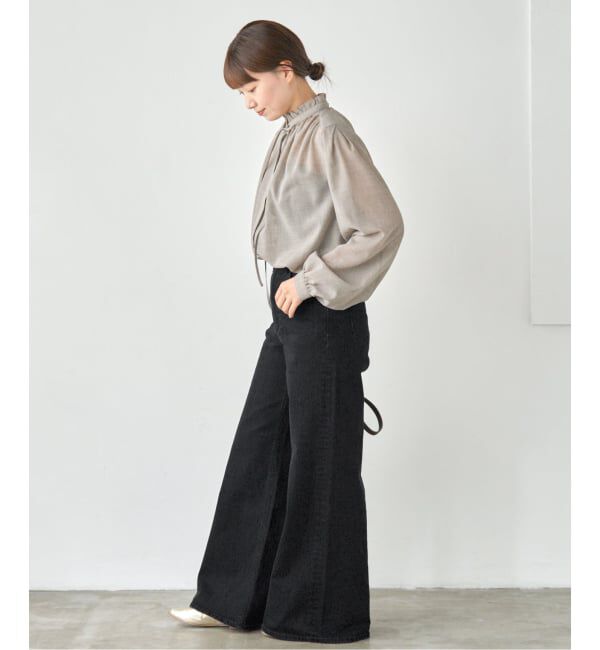 IENA「YANUK/ヤヌーク 別注 Wide Flare ワイドフレアデニム」|デニム|