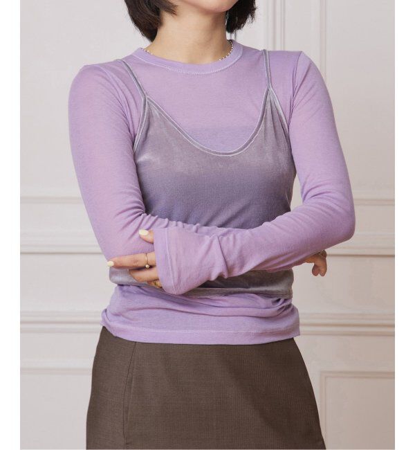 IENA LA BOUCLE「IENA LA BOUCLE シアーフライスプルオーバー」|Tシャツ・カットソー|