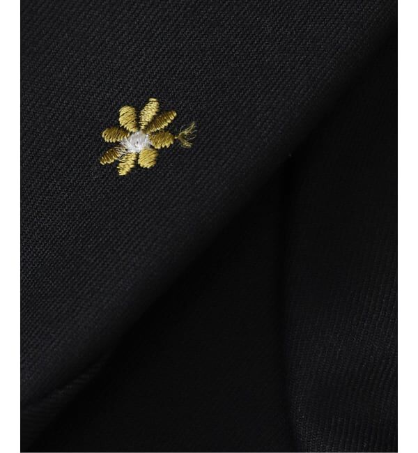 IENA LA BOUCLE「IENA LA BOUCLE フラワーエンブロイダリーウール2Bジャケット」|テーラードジャケット|