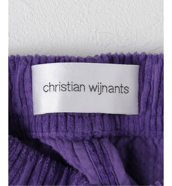 IENA LA BOUCLE「CHRISTIAN WIJNANTS/クリスチャンワイナンツ padola pants PADOLA8454OCEAN」|その他|