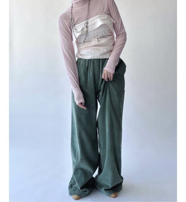 IENA LA BOUCLE「CHRISTIAN WIJNANTS/クリスチャンワイナンツ padola pants PADOLA8454OCEAN」|その他|
