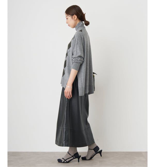 IENA「ライトウールアーガイルニット」|ニット・セーター|