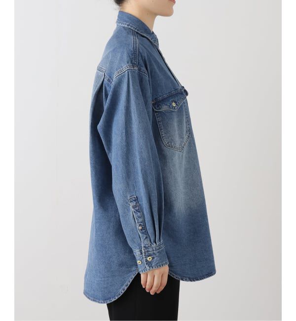 SLOBE IENA「《追加2》LE DENIM BDUデニムシャツ」|シャツ・ブラウス|