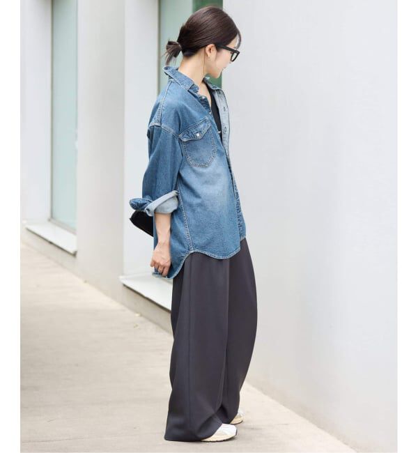 SLOBE IENA「《追加2》LE DENIM BDUデニムシャツ」|シャツ・ブラウス|