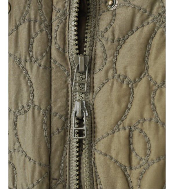 IENA LA BOUCLE「IENA LA BOUCLE フラワーキルティングパテッドベスト」|ダウンベスト・ベスト|