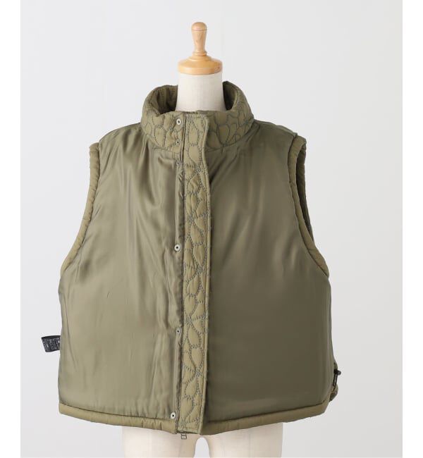IENA LA BOUCLE「IENA LA BOUCLE フラワーキルティングパテッドベスト」|ダウンベスト・ベスト|