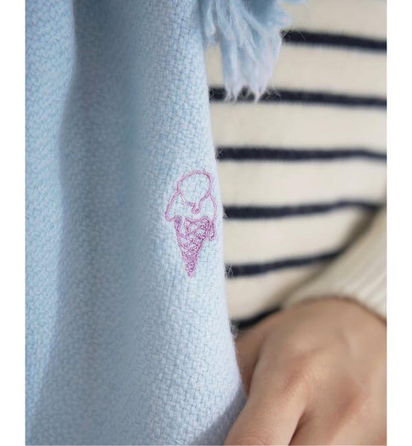 IENA「NIMNIMDUAI/ニムニムデュアイ PASHMINA EMNROIDERY STOLE ストール 276」|ストール|