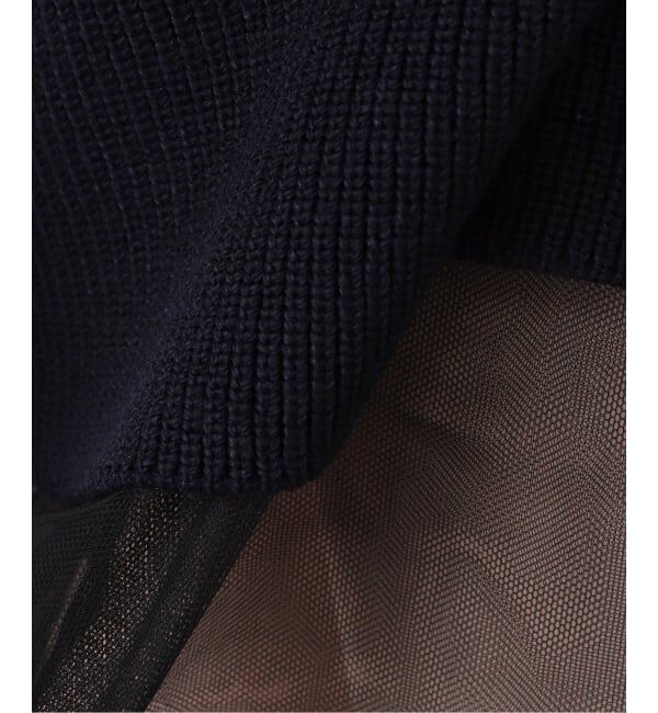 IENA「チュールハーフリブスカート」|スカート|