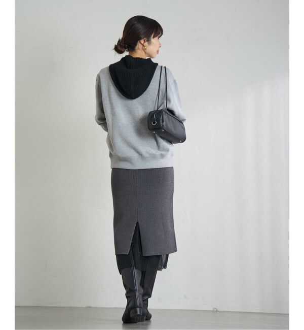 IENA「チュールハーフリブスカート」|スカート|