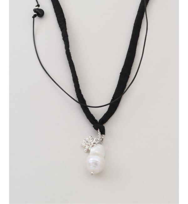 IENA LA BOUCLE「《追加予約》Y.A.Acc/ワイエーアク&times;LA BOUCLE別注 バロックパールネックレス」|ネックレス|