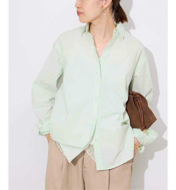 SLOBE IENA「《予約》Wash Cotton Color シャツ」|シャツ・ブラウス|