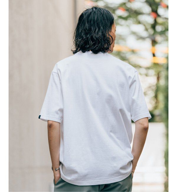 EDIFICE「【LOOPWHEELER for LOWERCASE】別注 ツリテンジク ビッグTシャツ」|Tシャツ・カットソー|