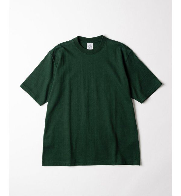 EDIFICE「【LOOPWHEELER for LOWERCASE】別注 ツリテンジク ビッグTシャツ」|Tシャツ・カットソー|グリーン