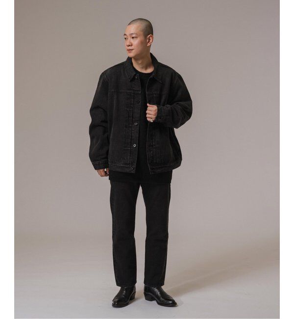EDIFICE「Levi&rsquo;s(リーバイス) 30th 別注 Type 1 Trucker Jacket BLACK」|デニムジャケット|