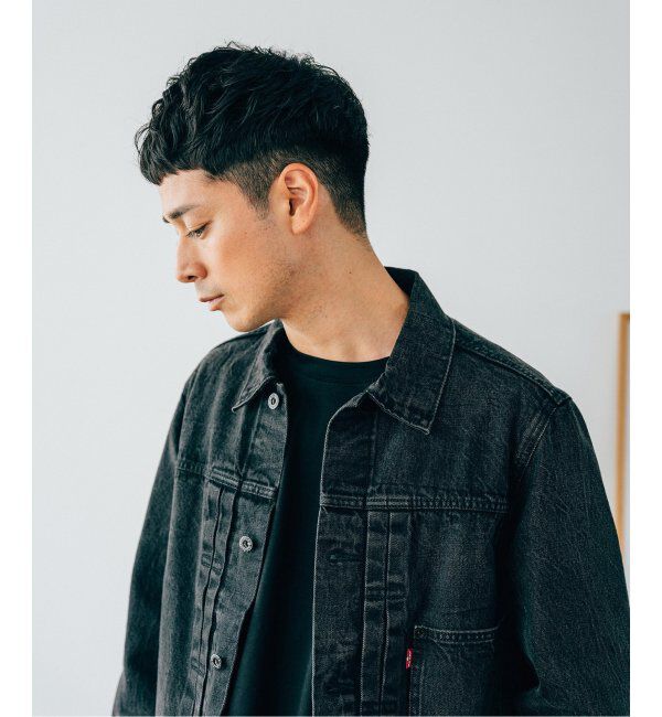 EDIFICE「Levi&rsquo;s(リーバイス) 30th 別注 Type 1 Trucker Jacket BLACK」|デニムジャケット|