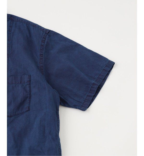 EDIFICE「tatamass(タタマス) INDIGO オーバーダイ シャツ」|シャツ・ブラウス|