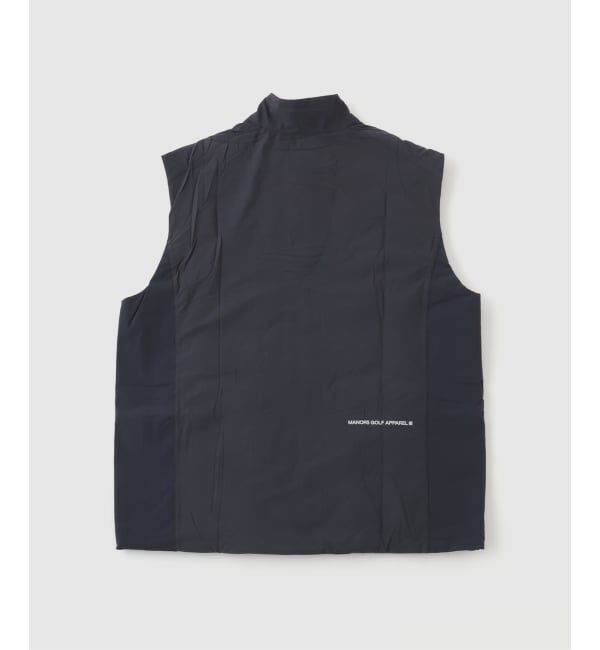 EDIFICE「MANORS GOL（マナーズゴルフ） Insulated Course Gilet M-25SSGIL- VBL- M」|ダウンベスト・ベスト|