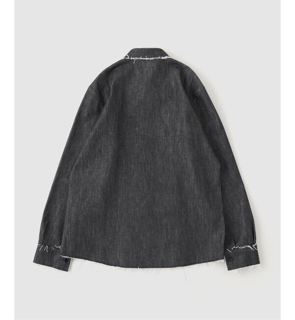 EDIFICE「G.C.G (ガブリエラ コール ガーメンツ)  COTTON BLACK DENIM SHIRT」|シャツ・ブラウス|