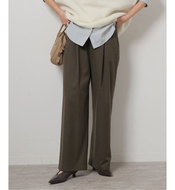 JOURNAL STANDARD relume「ストレッチブラッシュタックパンツ」|スラックス|