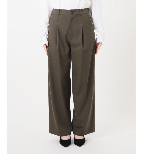 JOURNAL STANDARD relume「ストレッチブラッシュタックパンツ」|スラックス|