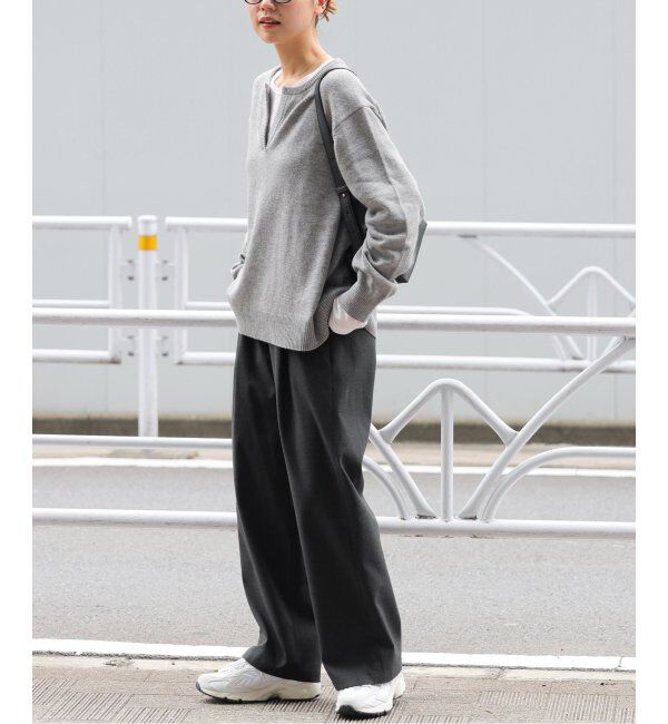 JOURNAL STANDARD relume「ストレッチブラッシュタックパンツ」|スラックス|