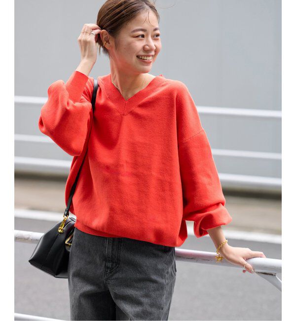JOURNAL STANDARD relume「コットンフルニードルVネックプルオーバー」|ニット・セーター|