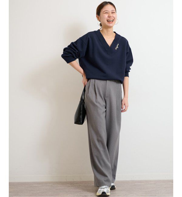 JOURNAL STANDARD relume「ロゴ刺繍Vネックスウェット」|スウェット・ジャージ|