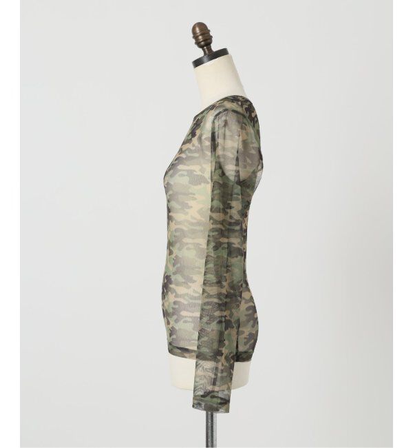 Oriens JOURNAL STANDARD「カモフラージュメッシュチュールプルオーバー」|Tシャツ・カットソー|