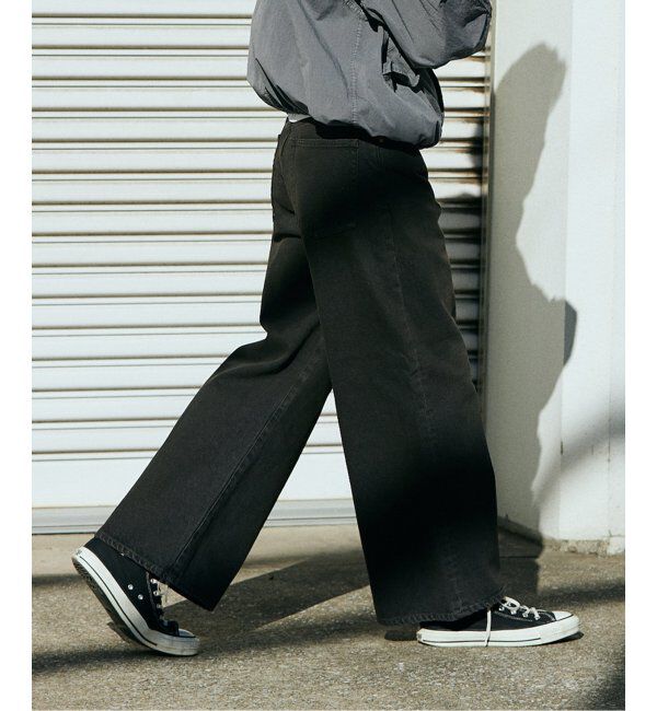 JOURNAL STANDARD「《追加》デニムキャノン 5ポケット フェードダイ」|デニム|ブラック A