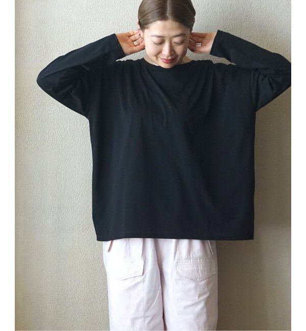 journal standard luxe「シアージャージ プル」|Tシャツ・カットソー|ブラック