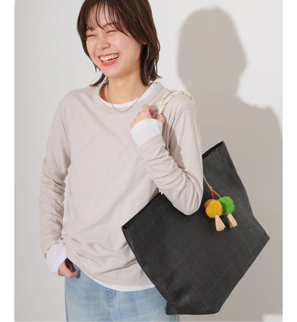 JOURNAL STANDARD relume「《追加2》シアークルーネックロングTシャツ」|Tシャツ・カットソー|グレーB