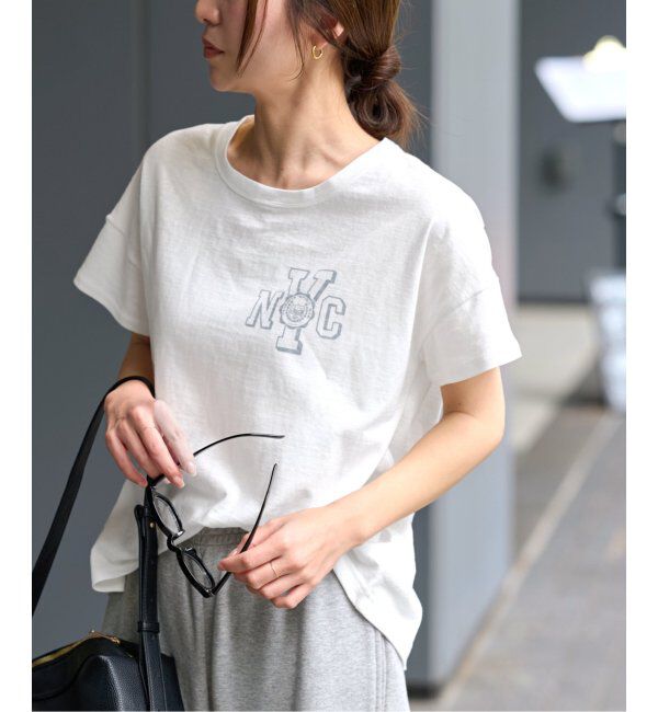 JOURNAL STANDARD relume「【HOLIDAYS COMFORT/ホリデーズ コンフォート】ラフィテンジクTEE」|Tシャツ・カットソー|ホワイト