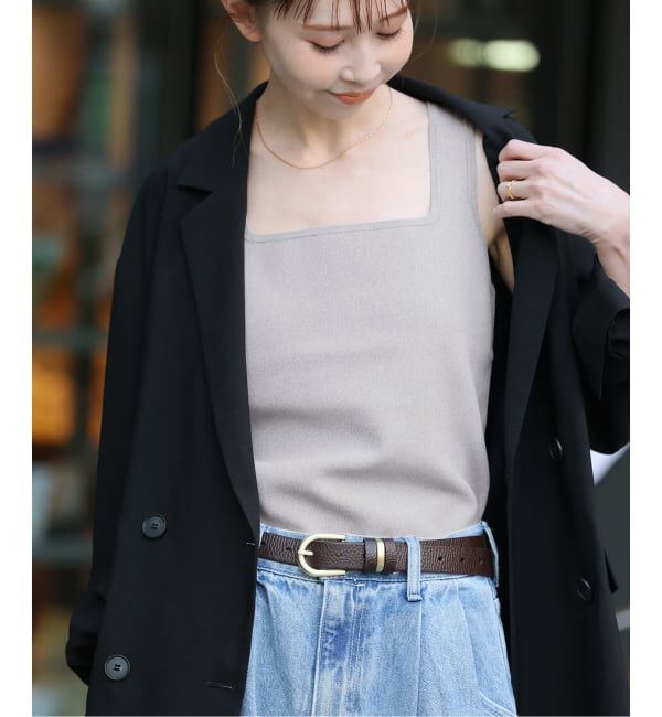 JOURNAL STANDARD「《追加2》スクエアネックニットタンク」|タンクトップ|