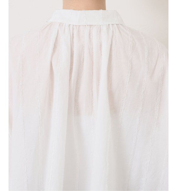 journal standard luxe「ドビーストライプギャザーシャツ」|シャツ・ブラウス|