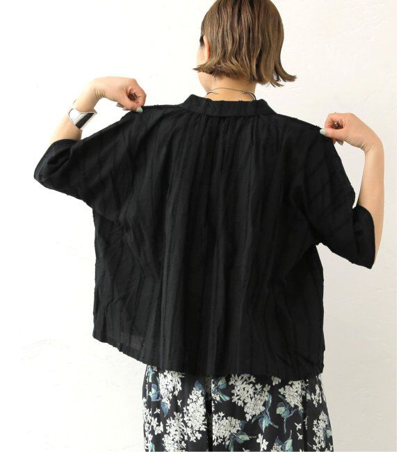 journal standard luxe「ドビーストライプギャザーシャツ」|シャツ・ブラウス|