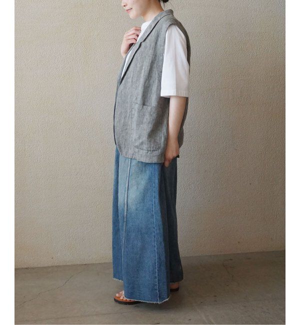 journal standard luxe「リネンヘリン ガウンベスト」|ダウンベスト・ベスト|