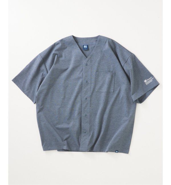 JOURNAL STANDARD relume「吸水速乾 RUSSELL ATHLETIC 別注 Dri-Power(R) ベースボールシャツ」|シャツ・ブラウス|