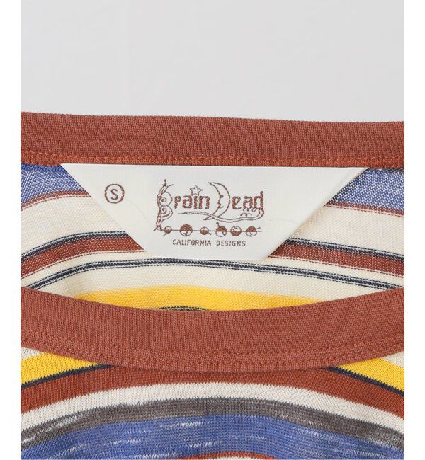 Oriens JOURNAL STANDARD「【BRAIN DEAD/ブレインデッド】 TONI STRIPE T-SHIRT T00004357D225」|Tシャツ・カットソー|