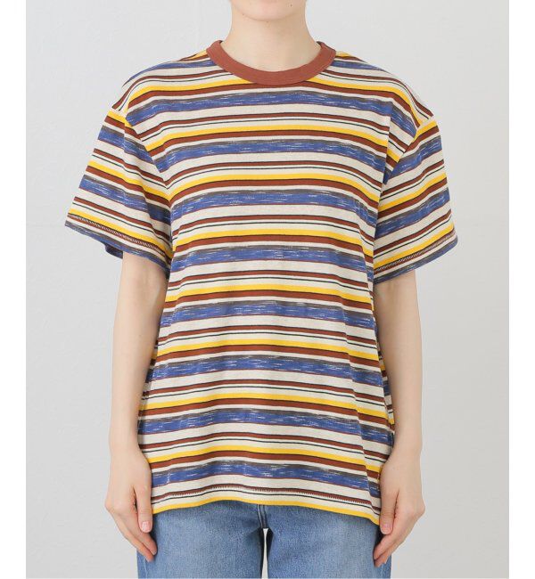 Oriens JOURNAL STANDARD「【BRAIN DEAD/ブレインデッド】 TONI STRIPE T-SHIRT T00004357D225」|Tシャツ・カットソー|