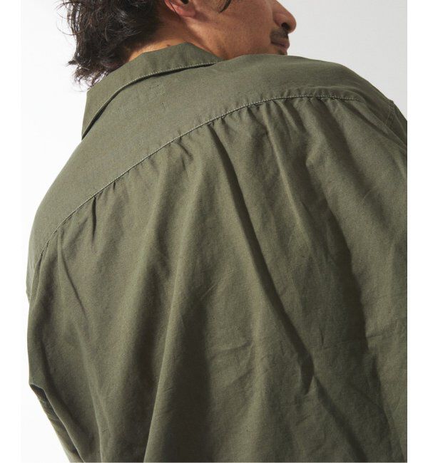 JOURNAL STANDARD relume「ヨーロピアンフラックス ガーメントダイ オープンカラーシャツ」|シャツ・ブラウス|