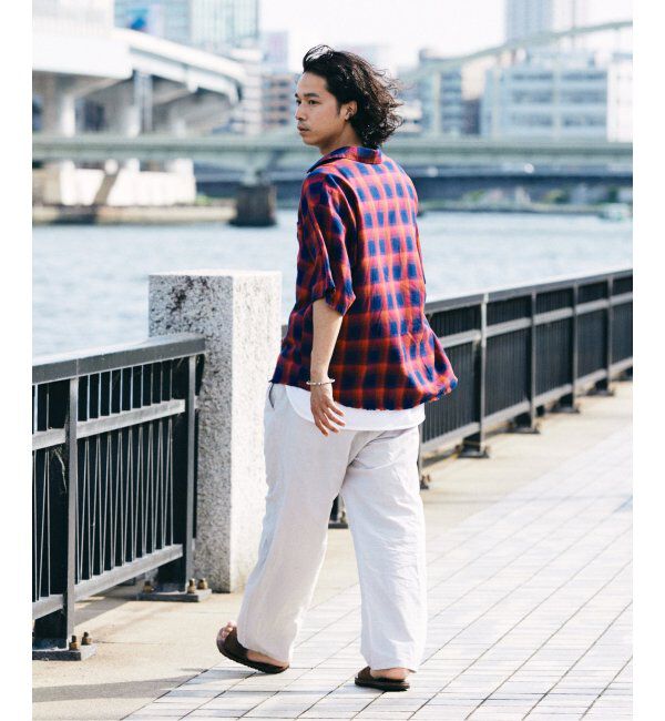 JOURNAL STANDARD relume「ヨーロピアンフラックス ガーメントダイ スクエアイージーパンツ」|その他|