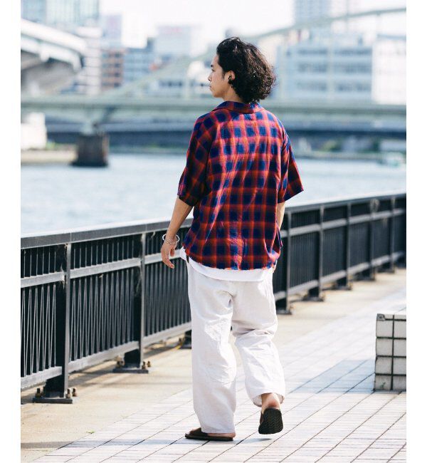 JOURNAL STANDARD relume「ヨーロピアンフラックス ガーメントダイ スクエアイージーパンツ」|その他|