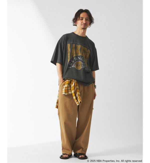 JOURNAL STANDARD relume「Off The Court by NBA / オフ・ザ・コート バイ NBA 別注 ブラックプリントT」|Tシャツ・カットソー|