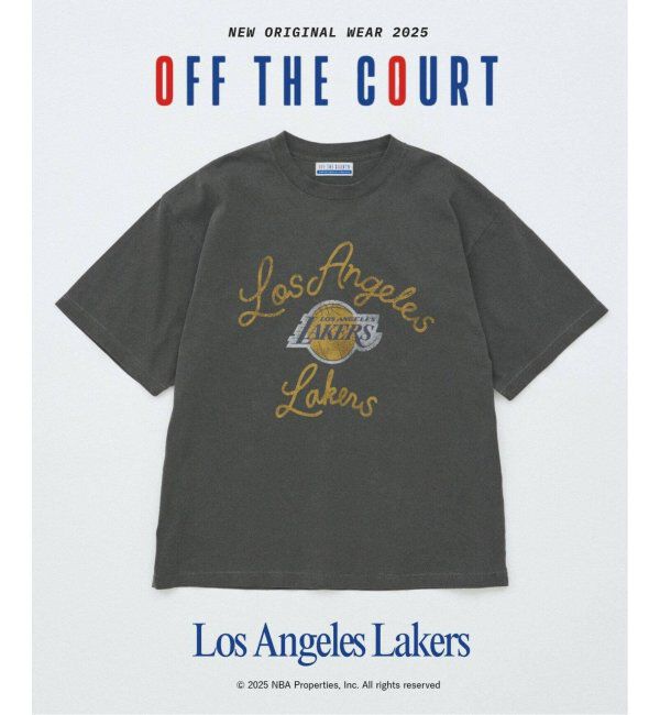 JOURNAL STANDARD relume「Off The Court by NBA / オフ・ザ・コート バイ NBA 別注 ブラックプリントT」|Tシャツ・カットソー|ブラック B
