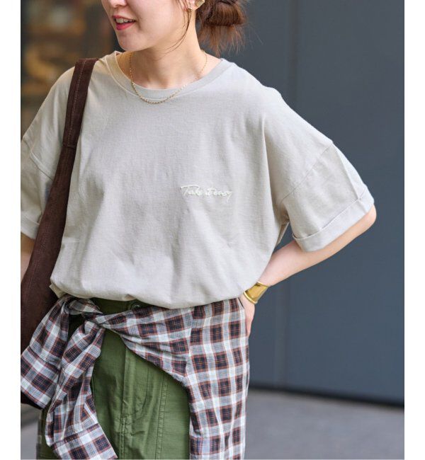 JOURNAL STANDARD relume「刺繍ロゴハーフスリーブT」|Tシャツ・カットソー|