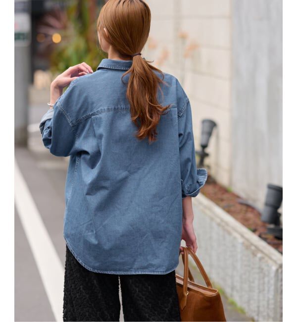 JOURNAL STANDARD relume「DENIMオーバーサイズシャツ」|シャツ・ブラウス|