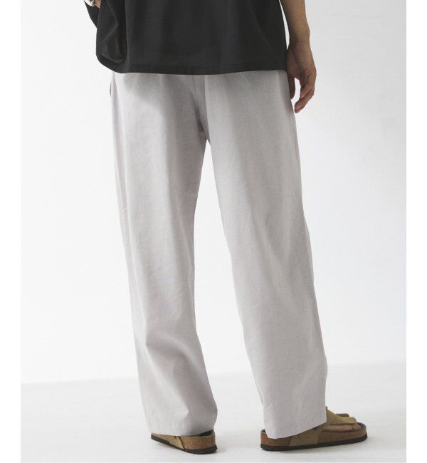 JOURNAL STANDARD relume「リネンブレンド 1タック &rdquo;レイジー&rdquo; パンツ」|スラックス|