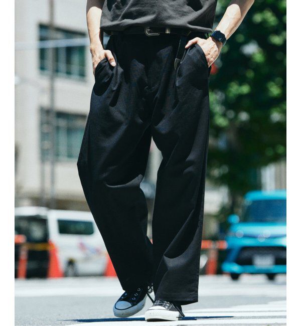 JOURNAL STANDARD relume「リネンブレンド 1タック &rdquo;レイジー&rdquo; パンツ」|スラックス|